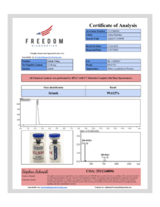 SELANK Batch #: SL-11182527