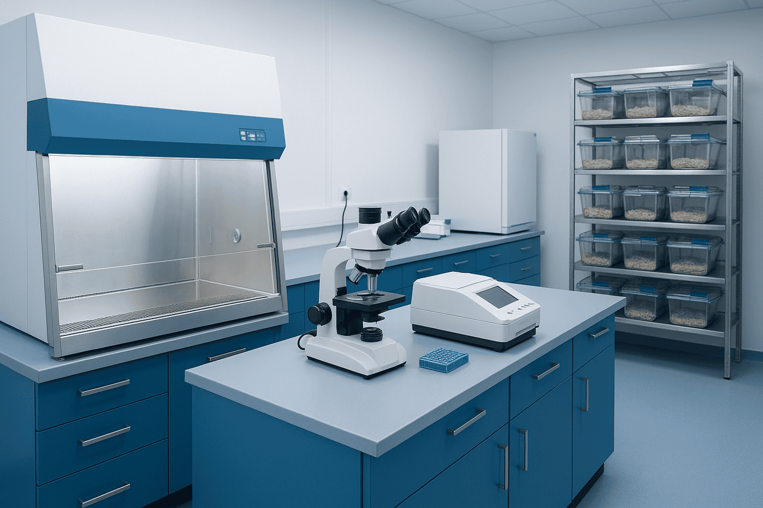 Preclinical peptide research laboratory setup