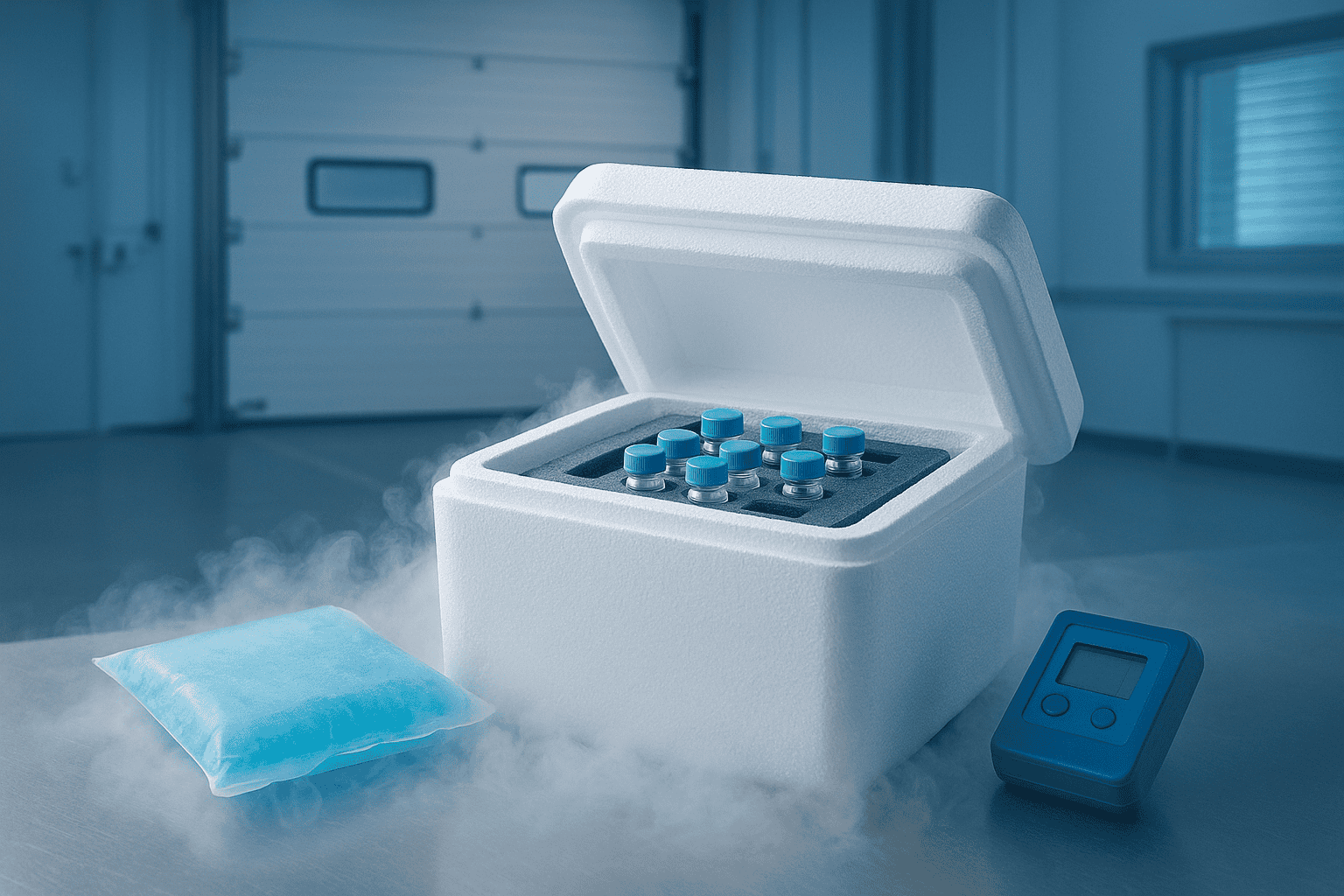 Cold chain peptide shipping and temperature control